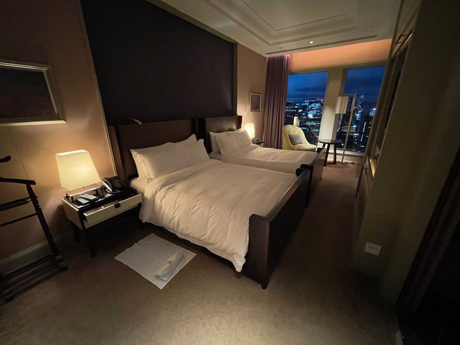 セントレジスホテル大阪　寝室